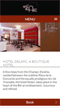 Mobile Screenshot of hoteldelarc.com